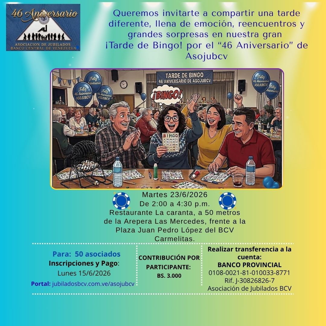 Tarde de Bingo - Martes 23-06-2026
